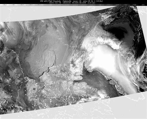 Figure 2: Infrared satellite image available before takeoff | ESPO Data ...