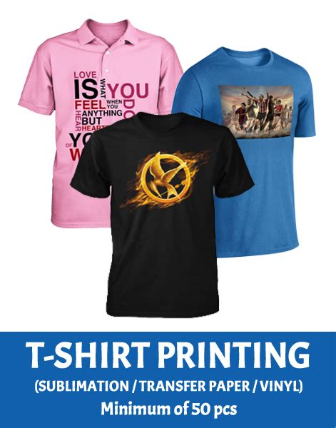Custom T-shirt Printing - 3D Sublimation Machine Supplier Philippines | DIY Printing