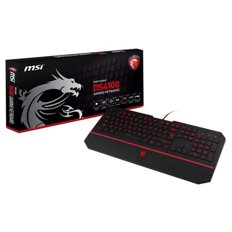 MSI Interceptor DS4100 Slim Gaming Keyboard | Taipei For Computers - Jordan