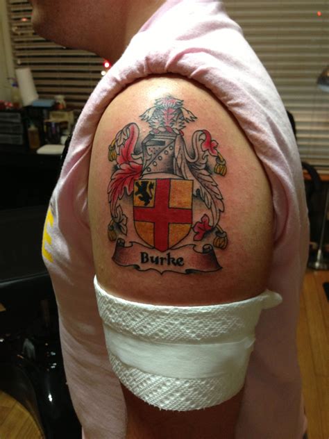 My new #tattoo Coat of Arms #tattoo #tattoos #ink #family #crest #coatofarms #heraldry # ...