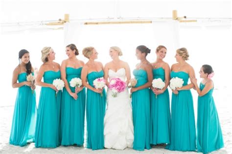 Turquoise Bridesmaid Dresses | Dressed Up Girl