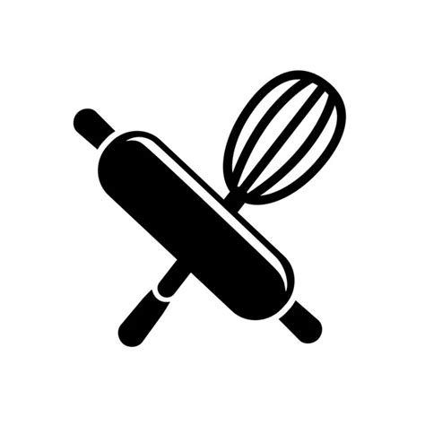 Rolling pin silhouette Stock Vectors, Royalty Free Rolling pin ...