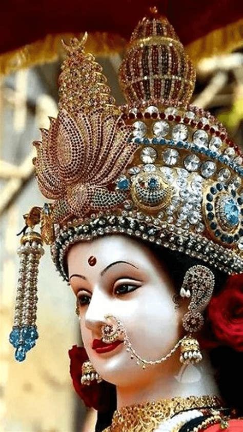 Maa Durga Face Hd Wallpaper 1080P Download Maa durga live wallpaper as well as stand alone app ...