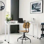 Overbed Table Wheels Queen Full Size Mobile Computer Desk - Temu