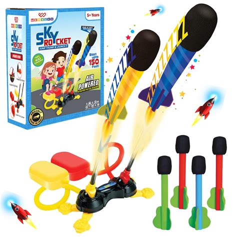 Sky Rocket Toys 4 Foam Tipped Rockets - Wembley Toys