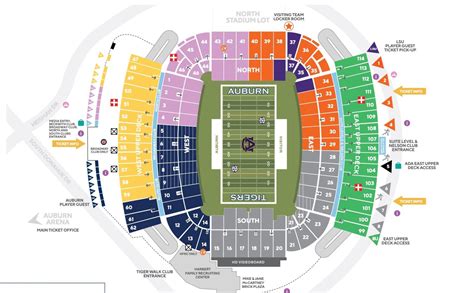 Jordan Hare Stadium Seating Chart Visitors Section | Awesome Home