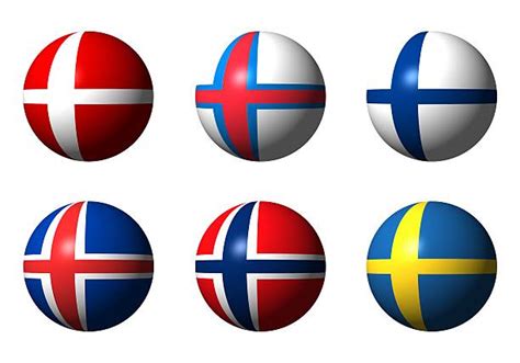 Best Nordic Countries Flags Stock Photos, Pictures & Royalty-Free ...