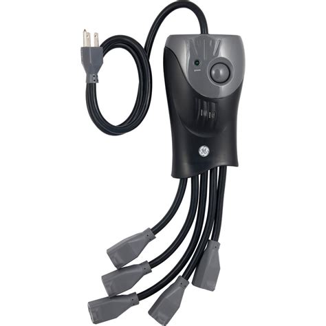 5-Outlet Squid Surge Protector with 3 ft. Extension Cord, Black | eBay