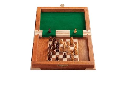 Book Wooden Magnetic Chess Set - Small