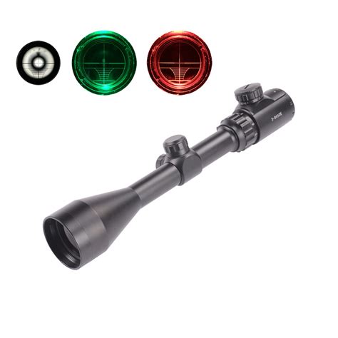 Hunting Scope 3 9x50 EG Red Green Dot Illuminated Air Rifle Optics Gun ...