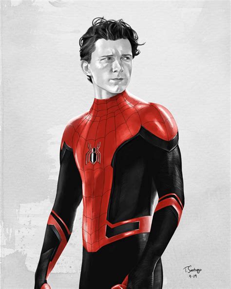 Peter Parker — Tony Santiago Art