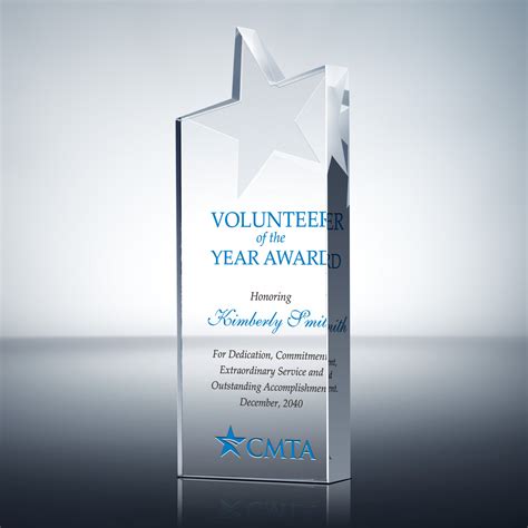 Volunteer of the Year Award (#067-2) | Wording Ideas - DIY Awards