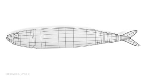 3D model smoked mackerel - TurboSquid 1409149
