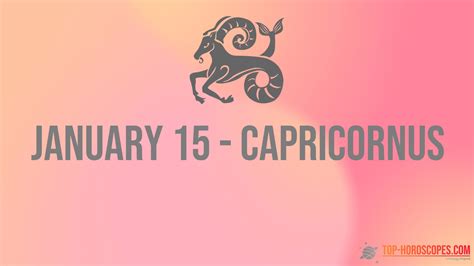 January 15 Zodiac Sign Capricornus - Meticulous