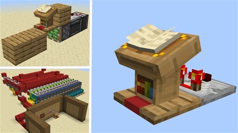 Interesting Redstone Uses For The LECTERN!!! - YouTube