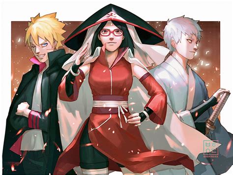 Boruto X Sarada Wallpapers - Wallpaper Cave