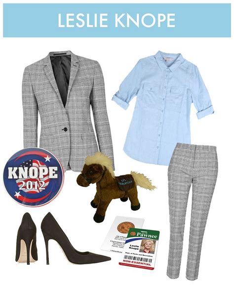 Leslie Knope Halloween Costume - Parks and Recreation Homemade Halloween Costumes, Couple ...