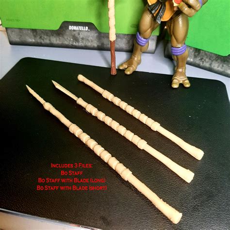 STL file TMNT Donatello Bo Staff 🥷・Template to download and 3D print・Cults