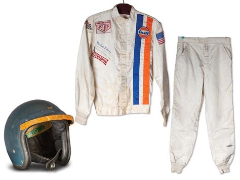 Hinchman Race Suit and Bell Helmet worn by Steve McQueen in "Le Mans ...