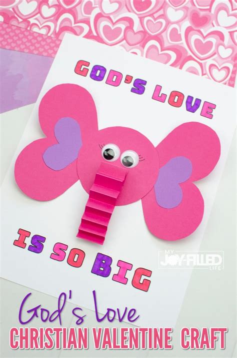 Christian Valentine's Day Craft for Kids - God's Love is So BIG