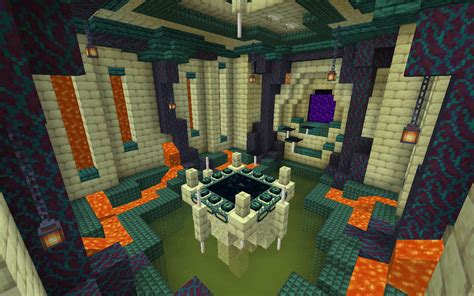 Made this portal room, any suggestions? : Minecraft