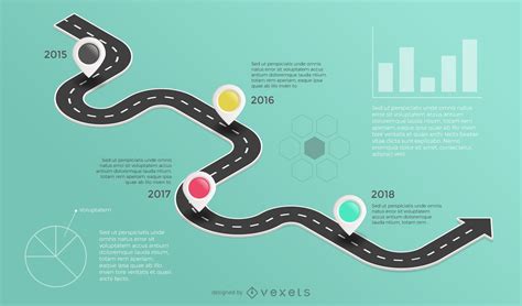 Roadmap Infografik - Vektor Download