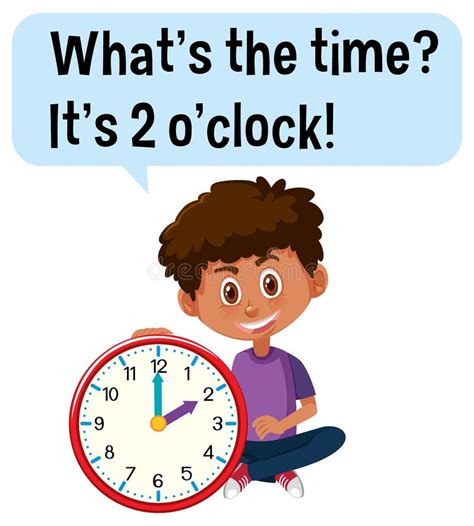 Telling Time Stock Illustrations – 1,707 Telling Time Stock ...