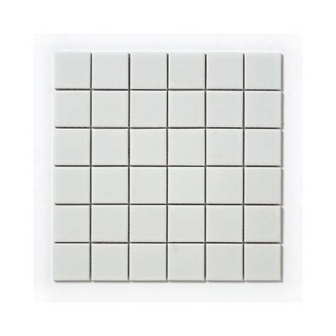 Matt White Square Large 30cm x 30cm (4.8cm x 4.8cm) Wall & Floor Tiles ...