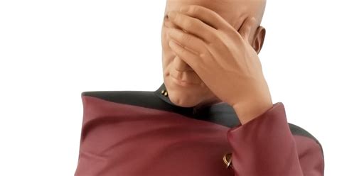 Star Trek Facepalm Picard Arrives at Diamond Select for SDCC 2020