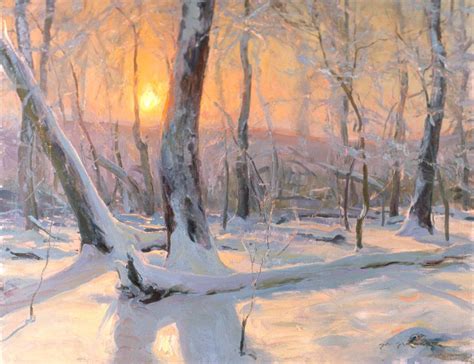 Winter Landscape Paintings By Famous Artists | nina chan life