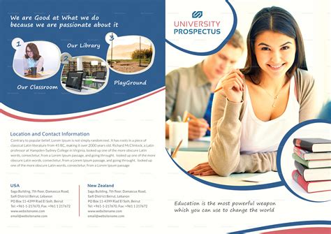 Student Brochure Template