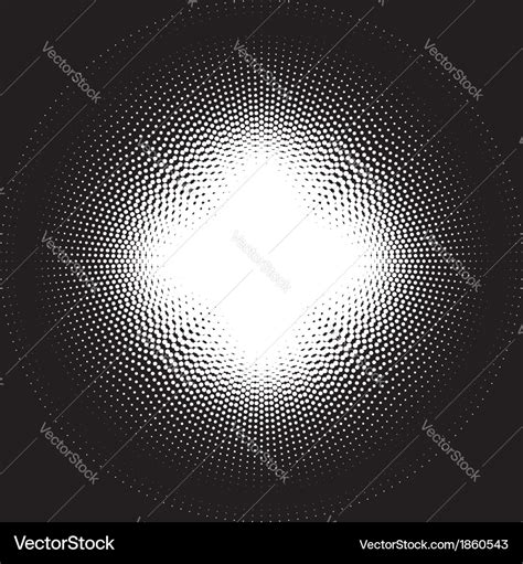 Circle halftone Royalty Free Vector Image - VectorStock