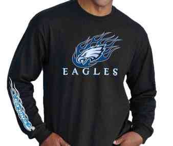 Long Sleeve Philadelphia Eagles T-Shirt - Eagles Tee Shirt - NFL Tees