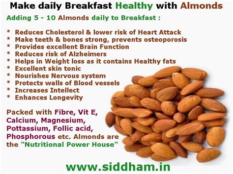 Top Health Benefits of Almonds | Health benefits of almonds, Almond benefits, Fruit benefits