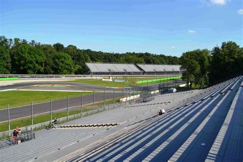 The view from Grandstand 8 on the Prima Variante corner at Monza. Read our tickets guide to the ...