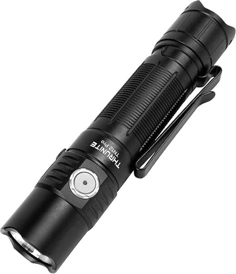 ThruNite TN12 Pro Rechargeable Flashlight, High 1900 Lumen LED Flashlight with Dual Switch, Long ...