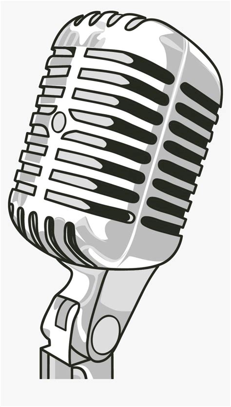 Radio Microphone Clip Art - Microphone Clipart, HD Png Download ...