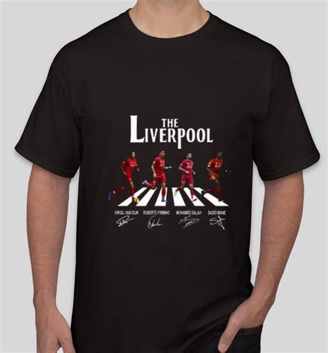 Top The Liverpool The Beatles Abbey Road signatures shirt, hoodie ...