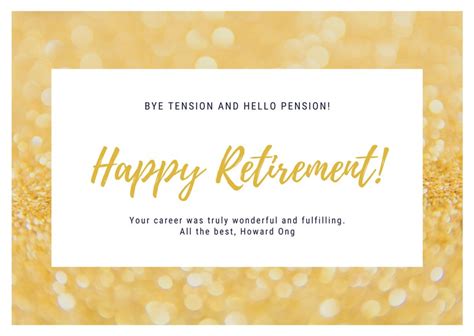 Customize 41+ Retirement Cards Templates Online - Canva