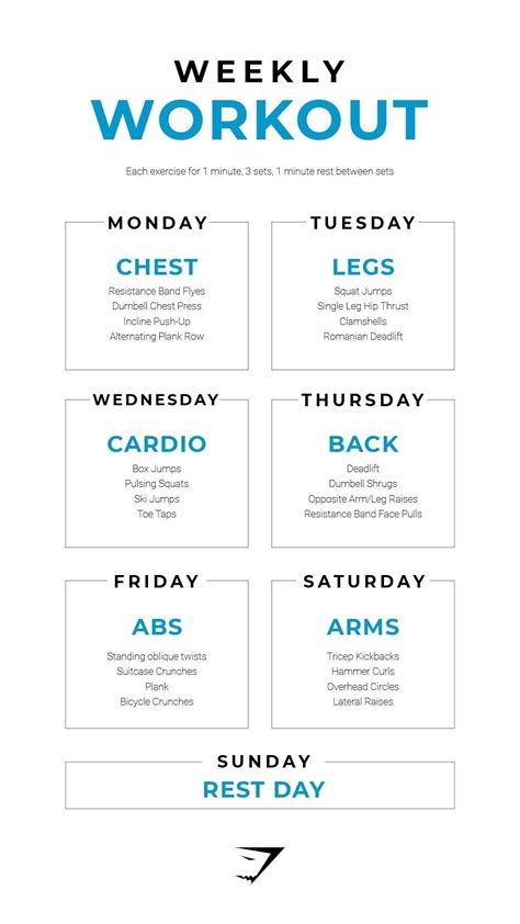 Gym Workout Plan by HM fitness club. | Weekly workout, Weekly workout ...