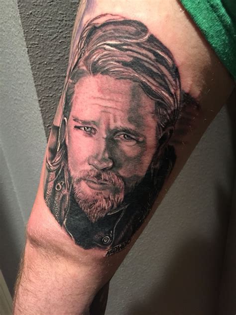 Jax teller sons of anarchy tattoo. The amazing Doug hatter. | Portrait ...