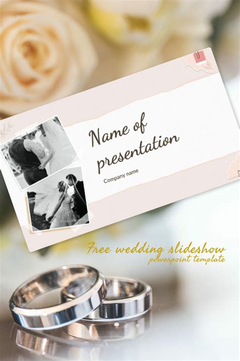 Free Wedding Slideshow Powerpoint Template – MasterBundles