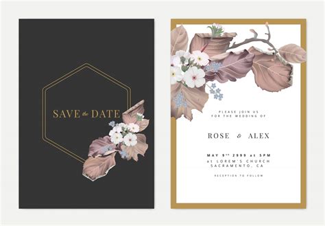 15 Fall Wedding Invitation Styles and Ideas - Yeah Weddings