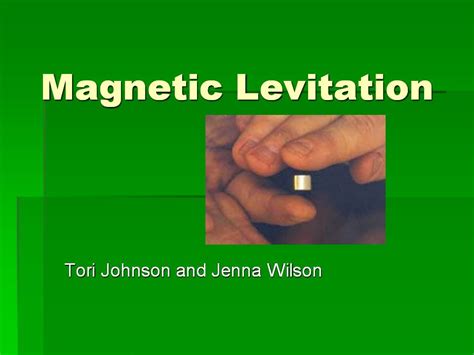 Seminar Topic: Magnetic Levitation | Engineering Students Corner