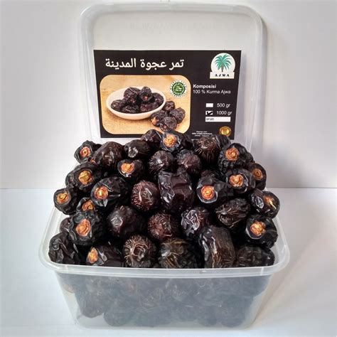 Kurma Ajwa / Kurma Nabi 1 KG Asli Madinah Super Premium Quality | Shopee Indonesia