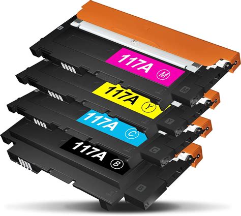 TonerKingdom 117A Compatible Toner Cartridges, with Chips, Compatible ...