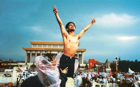 Protesters in China wanting democracy. 1989 The government soon ...