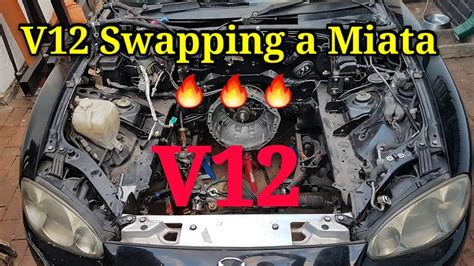 V12 Swapping a Miata - YouTube