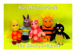 KuroHouse of Craft: The Backyardigans Finger Puppet