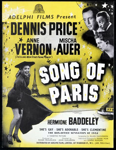 SONG OF PARIS | Rare Film Posters